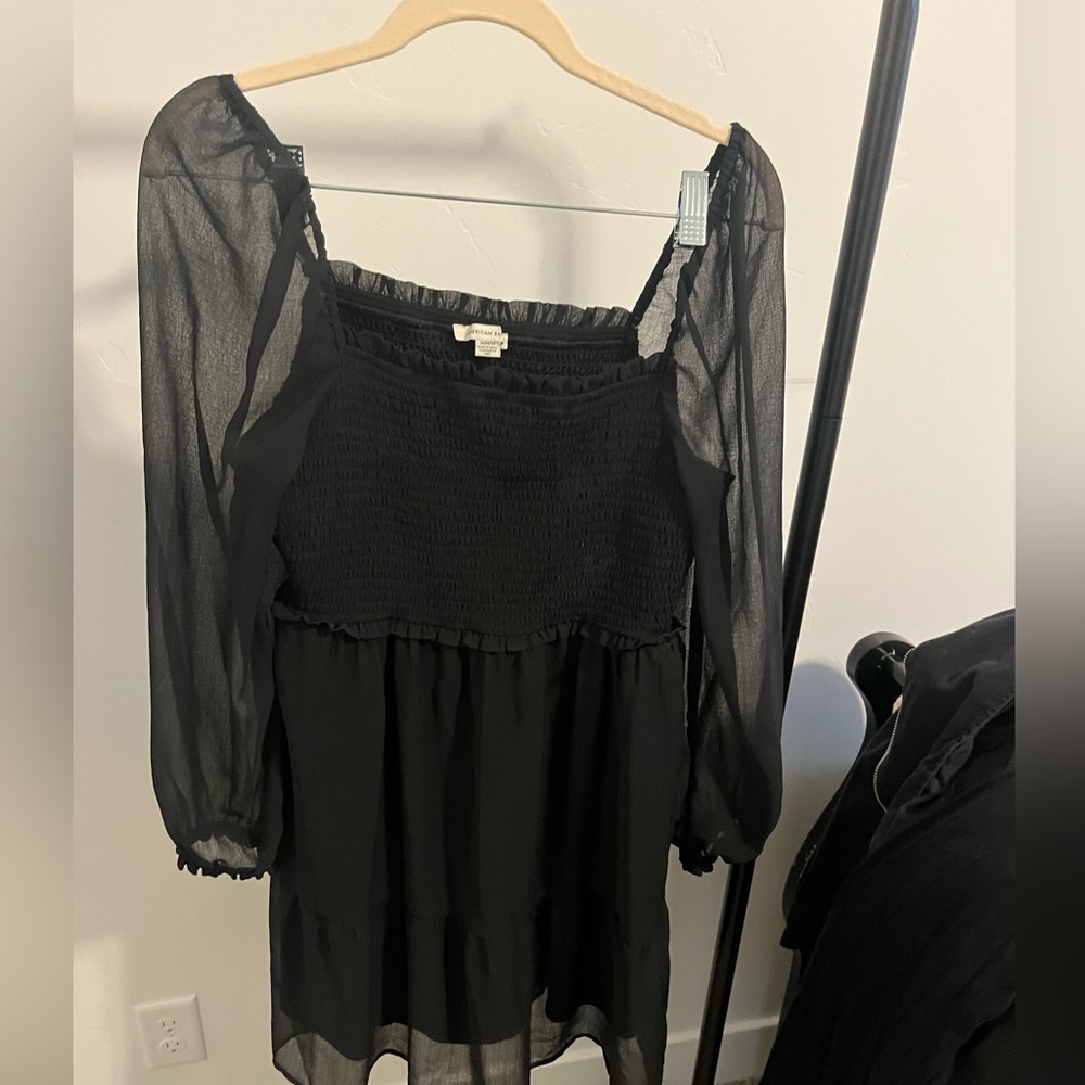 Ribbed mini dress